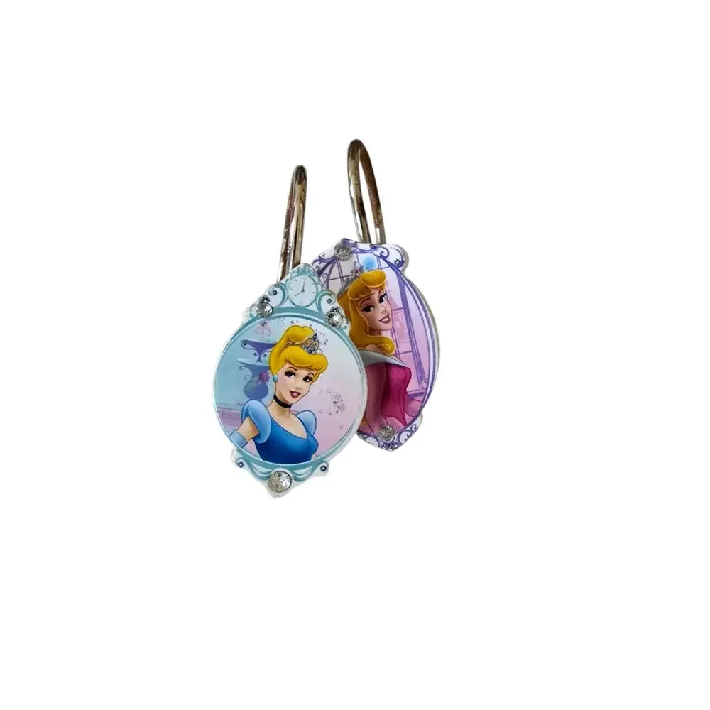 Disney Princess Shower Curtain Hooks Set of 12 See Desc